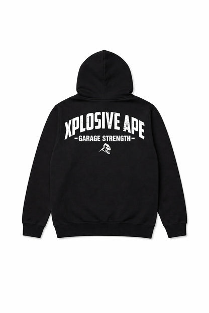 XAPE Garage Strength V2 String Hoodie - Black