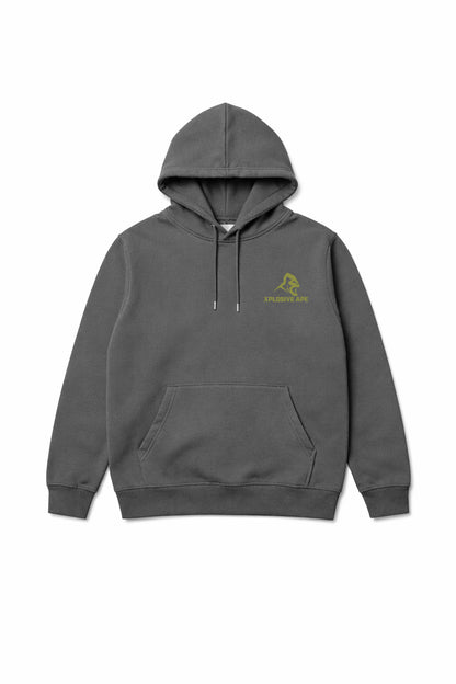 XAPE Garage Strength V2 String Hoodie - Charcoal