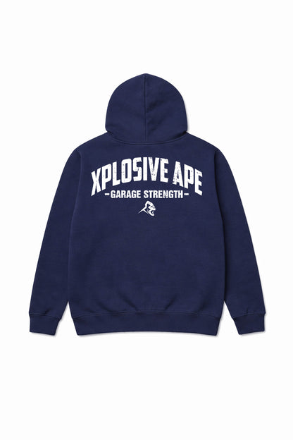 XAPE Garage Strength V2 String Hoodie - Navy