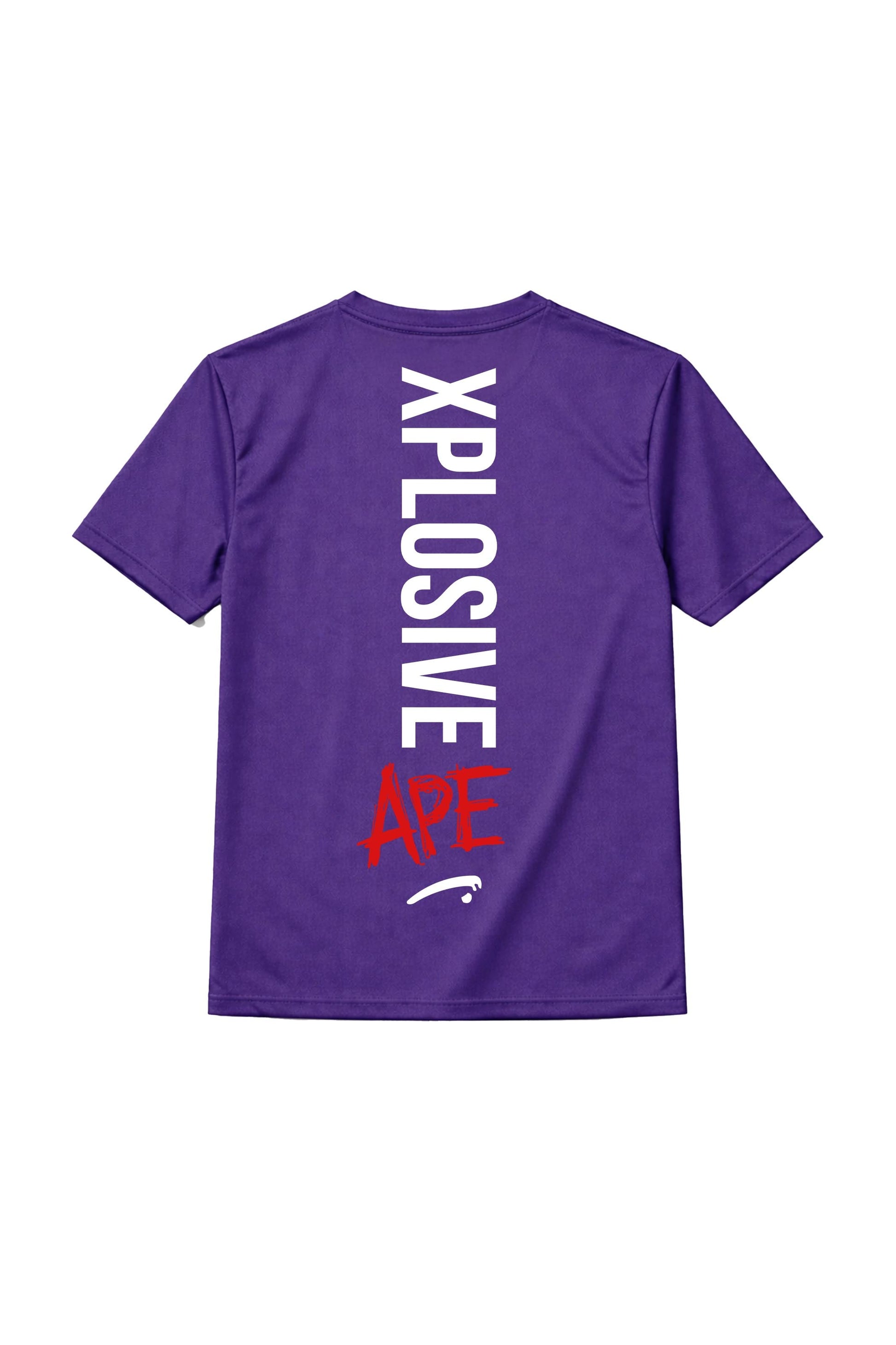 XAPE Graffiti Tech Tee - Purple