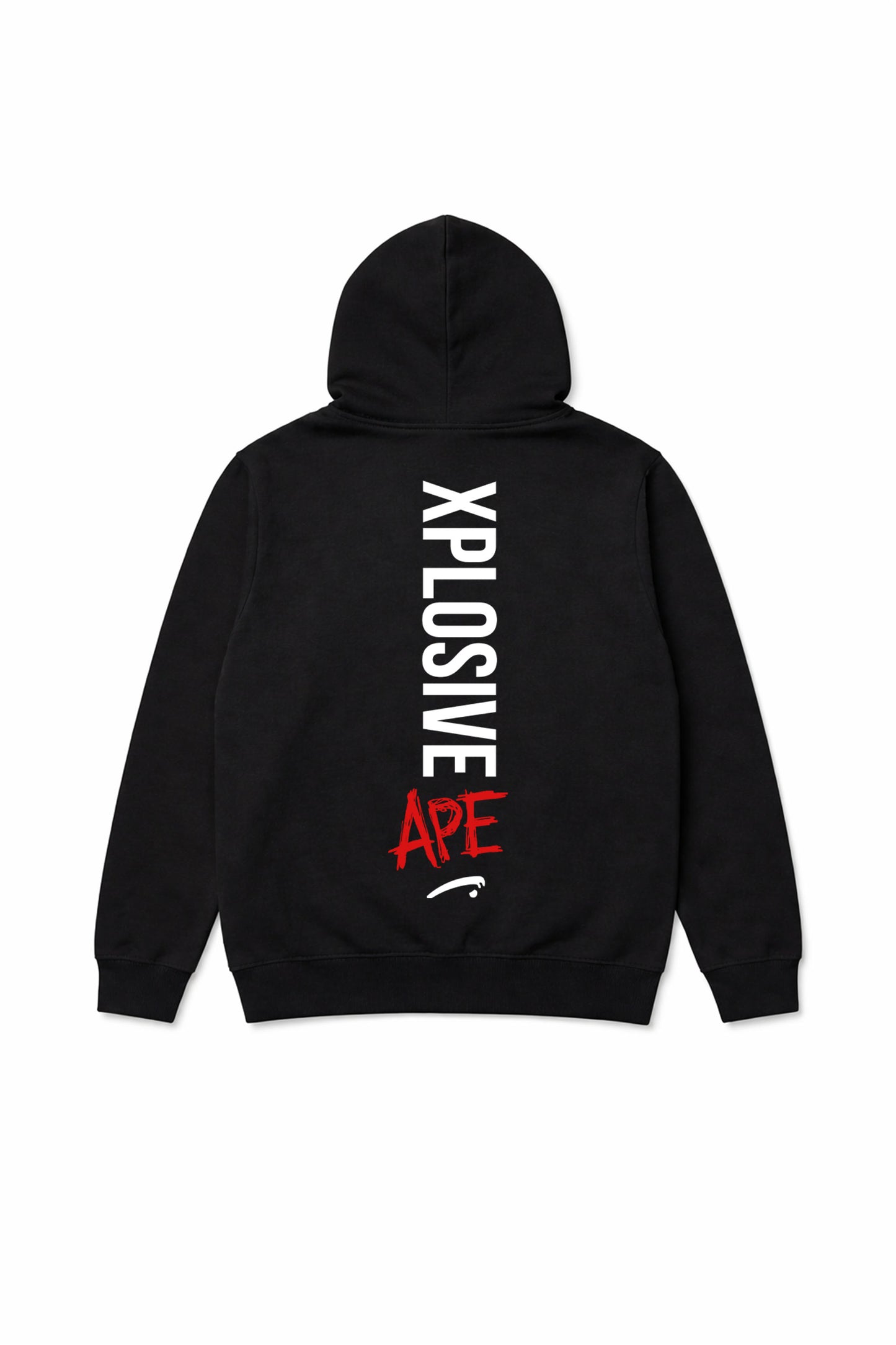 XAPE Graffiti V2 String Hoodie - Black