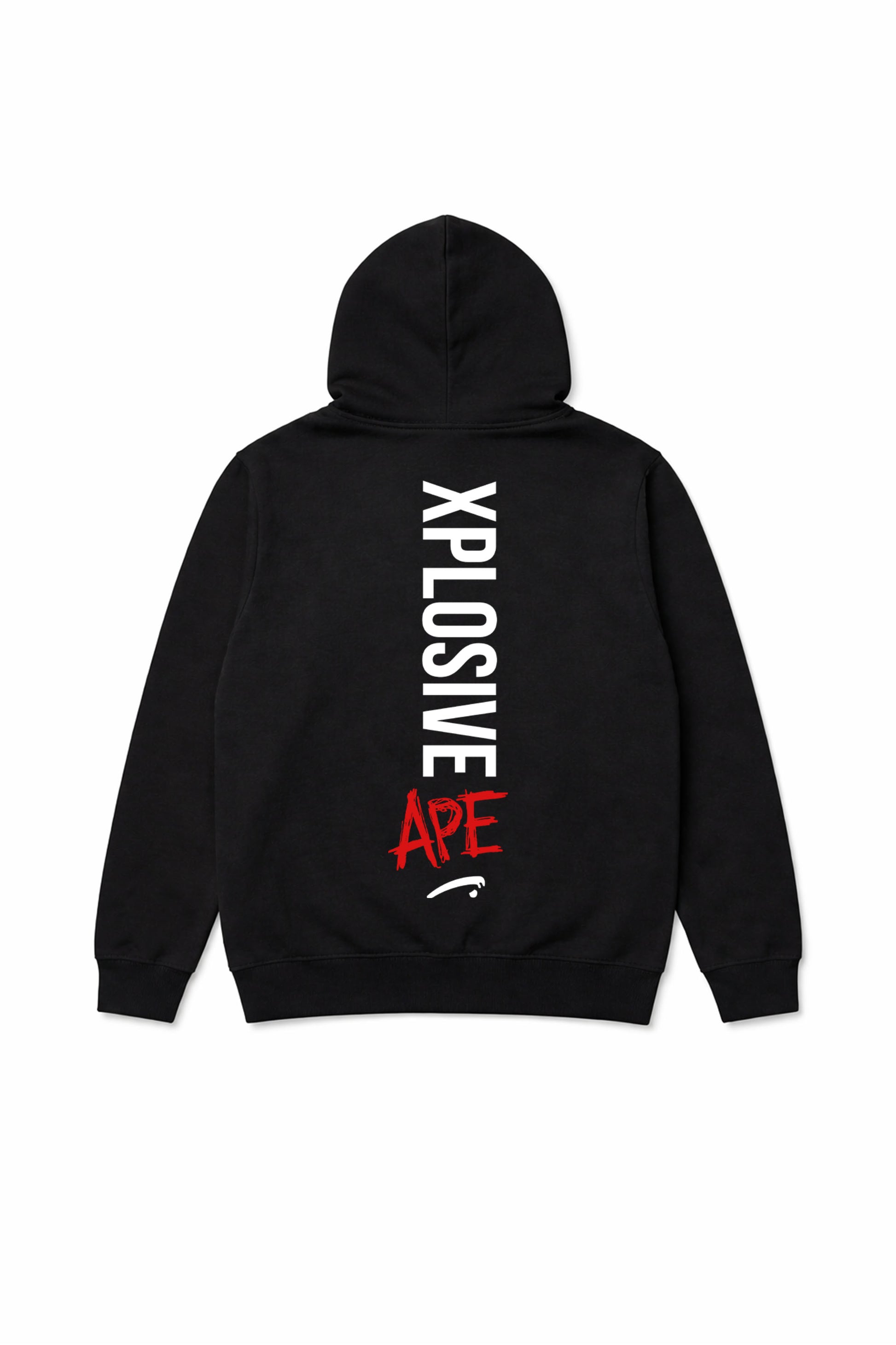 XAPE Graffiti V2 String Hoodie - Black