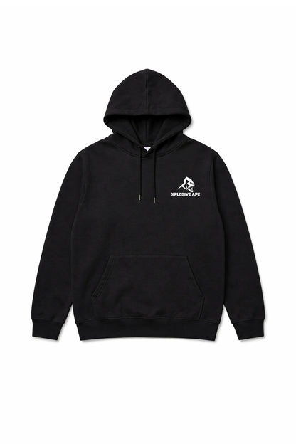 XAPE Graffiti V2 String Hoodie - Black