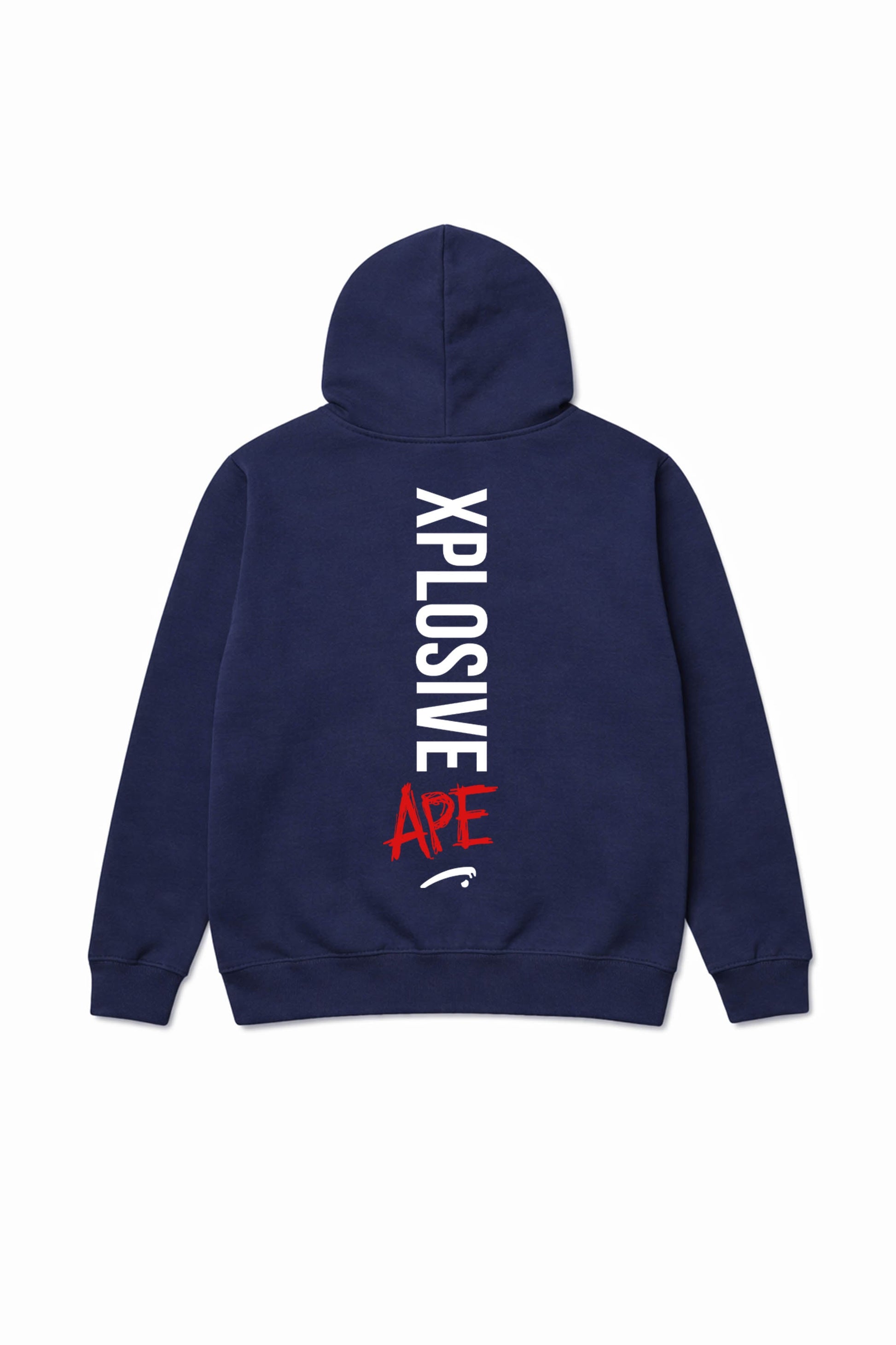 XAPE Graffiti V2 String Hoodie - Navy