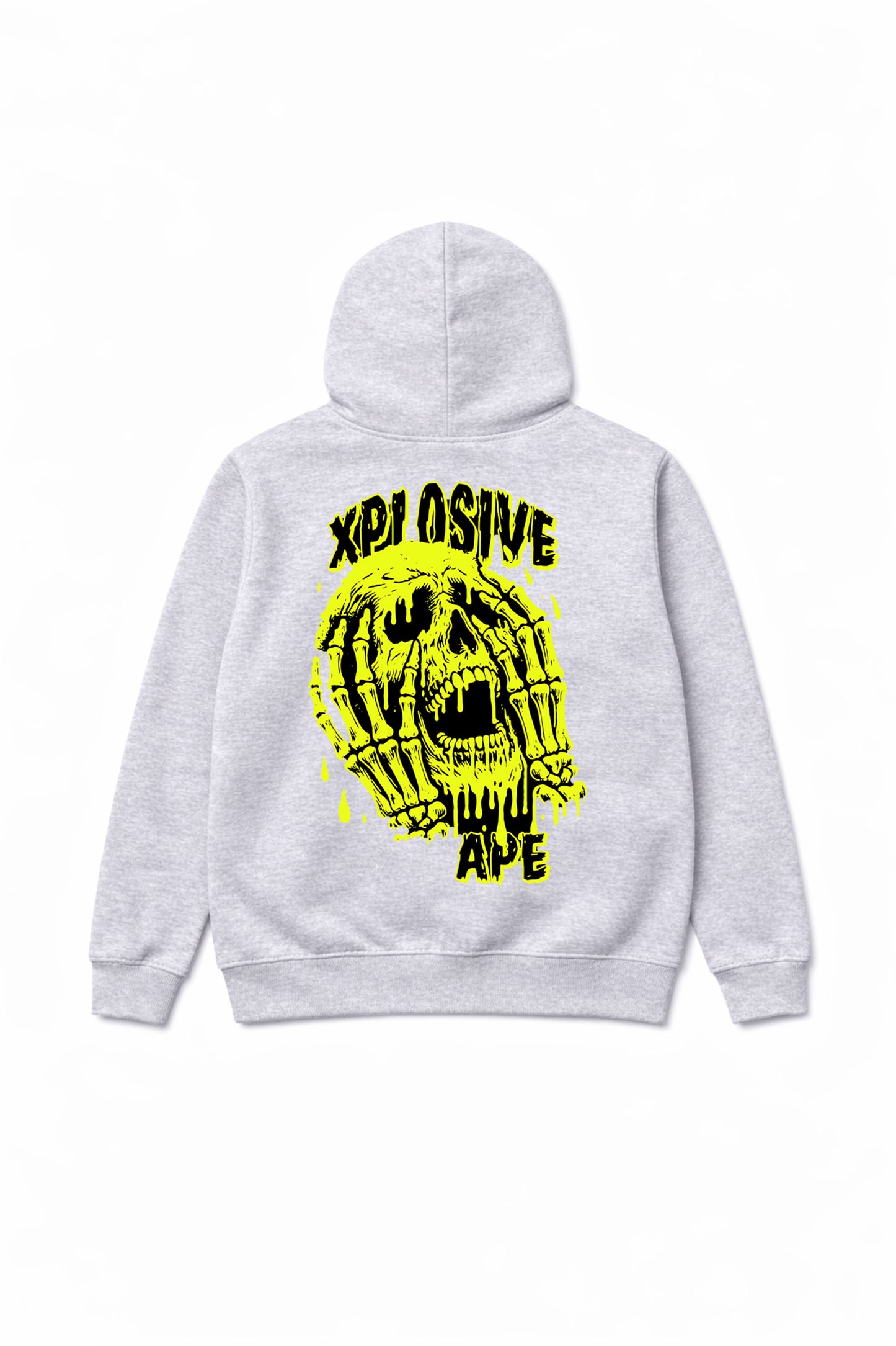 XAPE Grilled Cheese Hoodie - Heather Grey