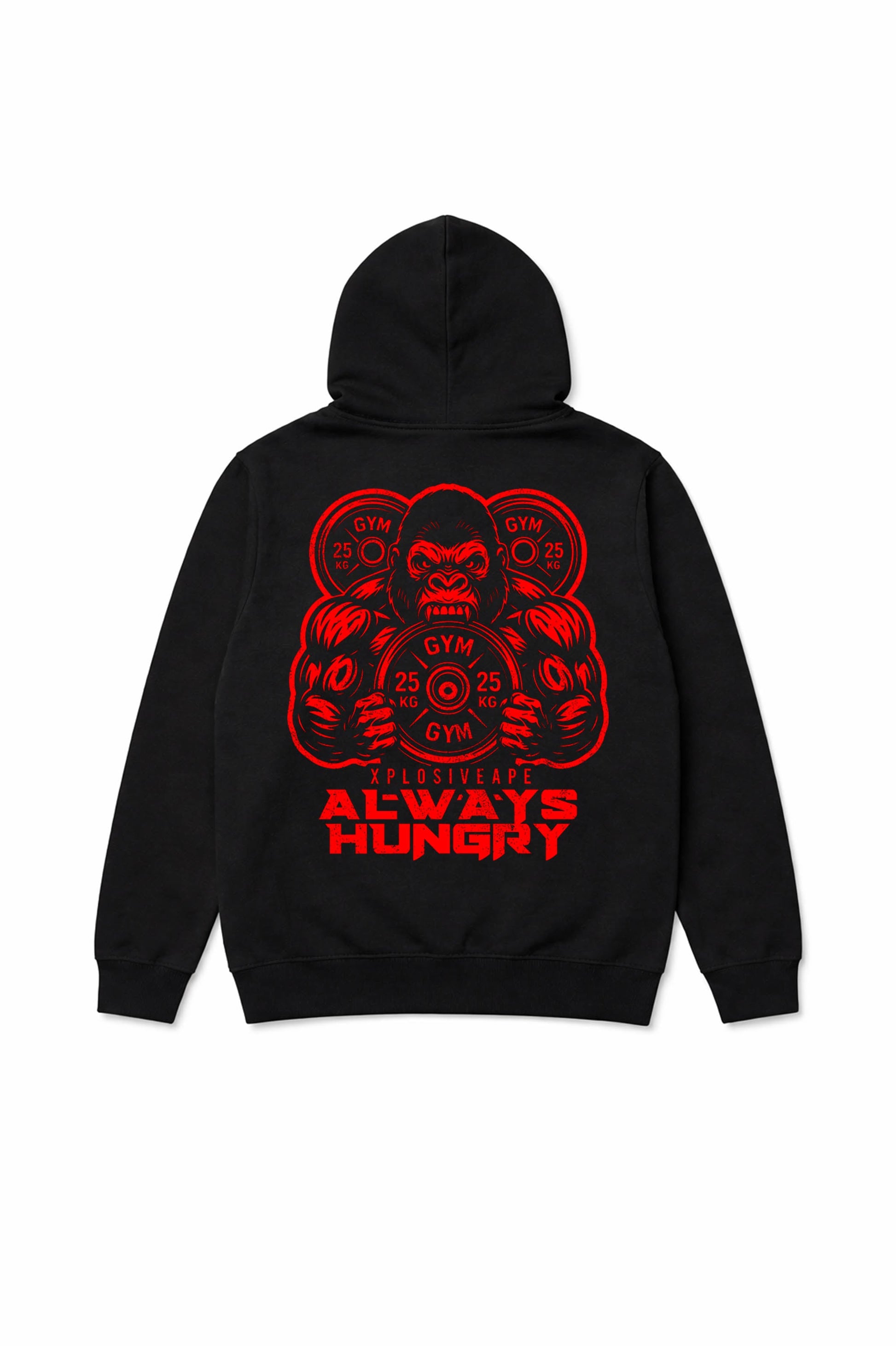 XAPE Hangry String Hoodie - Black