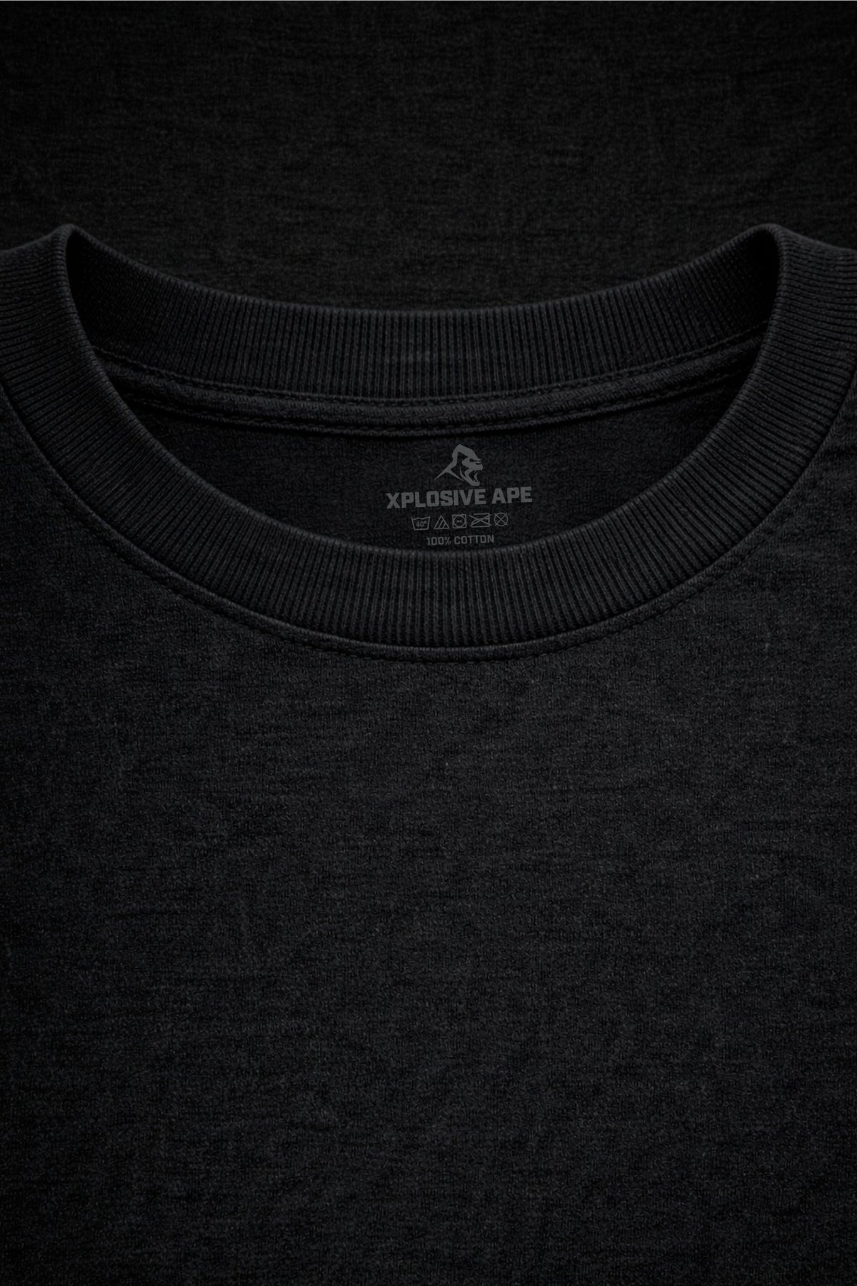 XAPE Hatched Tee - Black