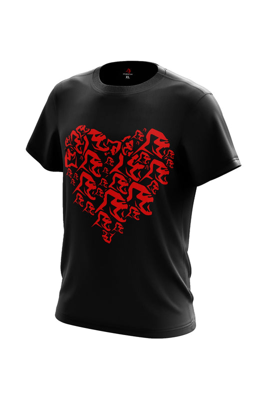 XAPE Hearts Tee - Black