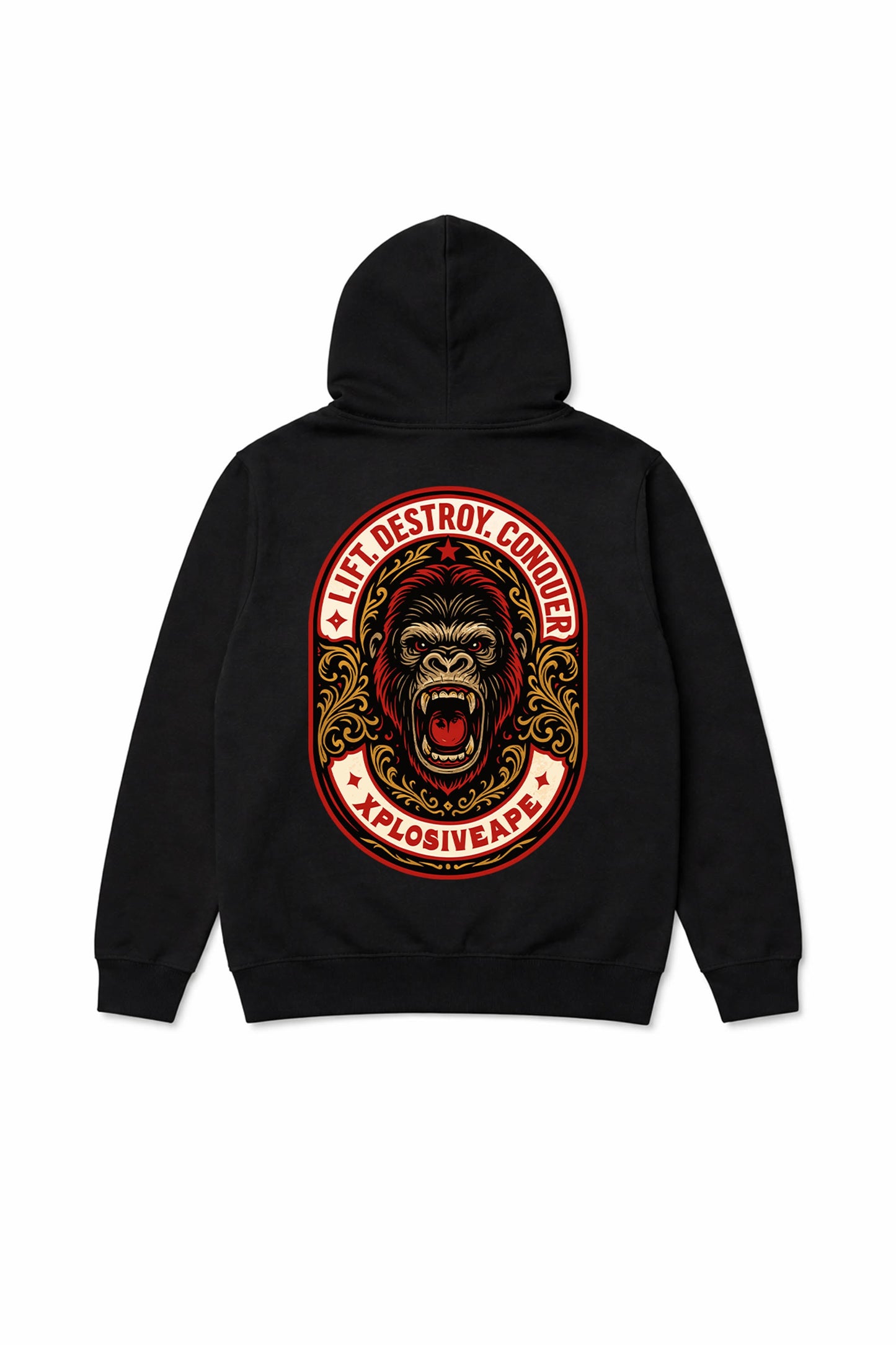 XAPE Heritage String Hoodie - Black