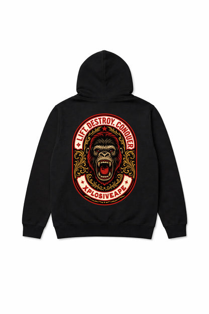 XAPE Heritage String Hoodie - Black