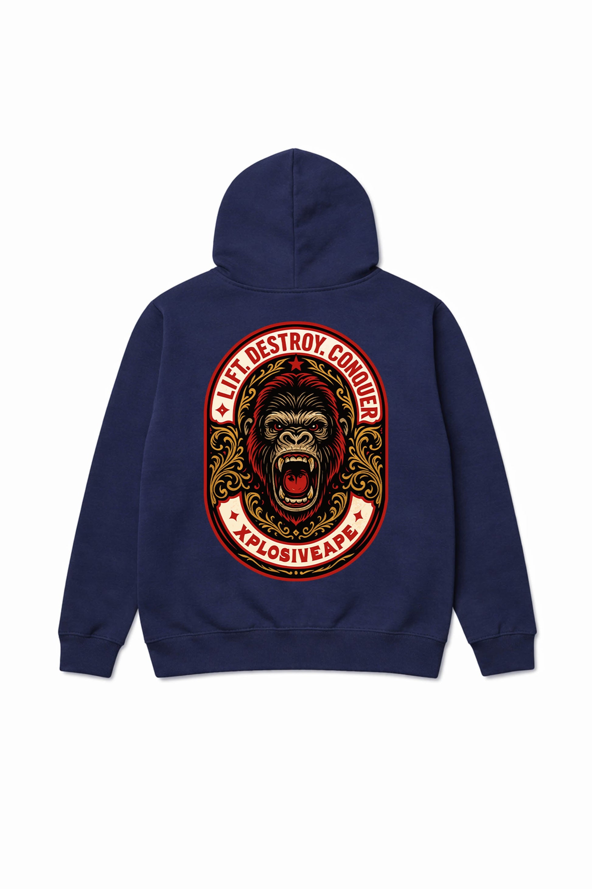 XAPE Heritage String Hoodie - Navy
