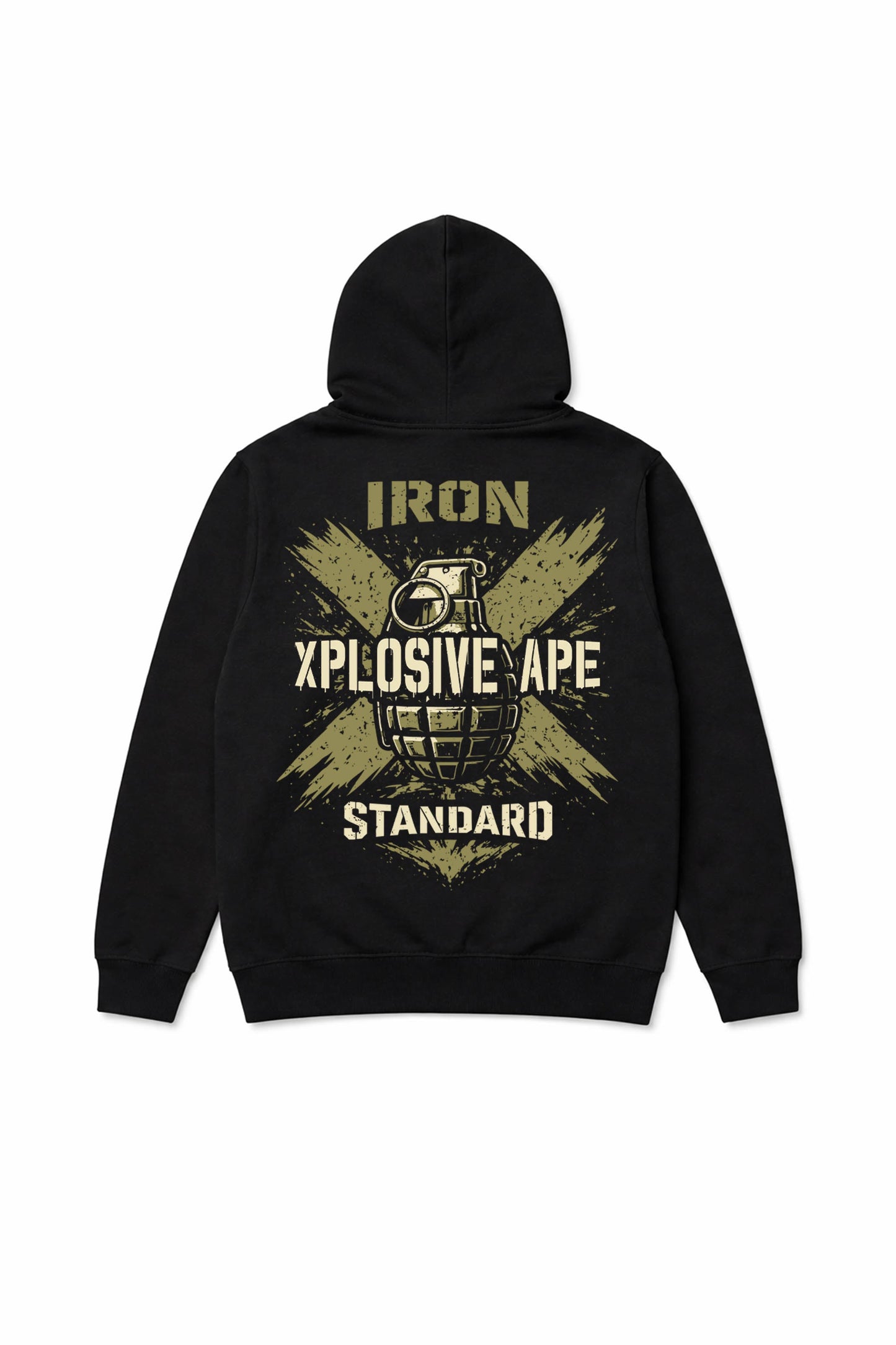 XAPE Iron Hoodie - Black