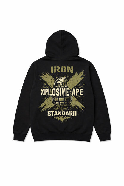 XAPE Iron Hoodie - Black