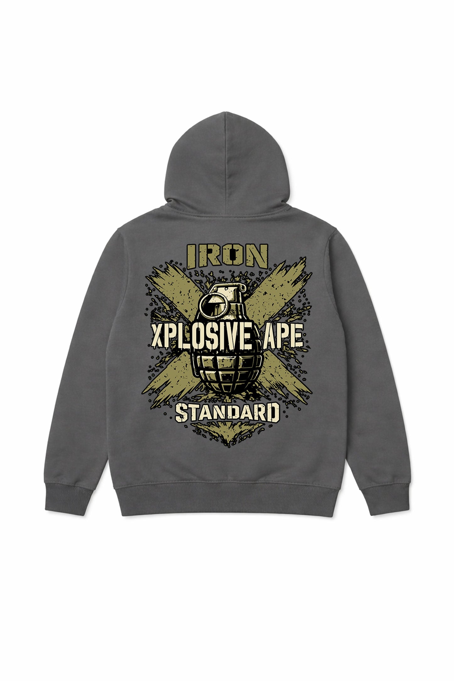 XAPE Iron Hoodie - Charcoal