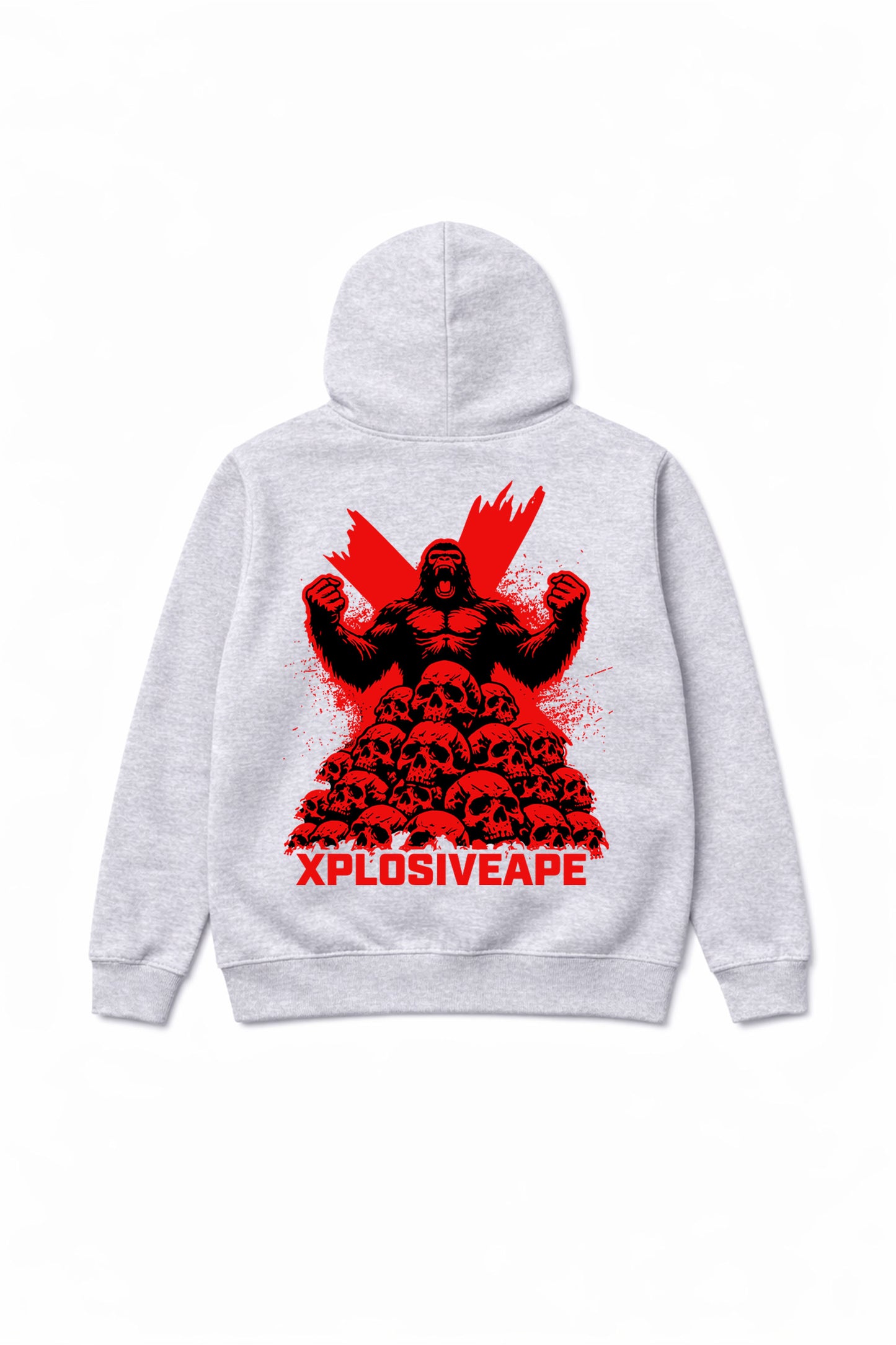 XAPE King Hoodie - Heather Grey