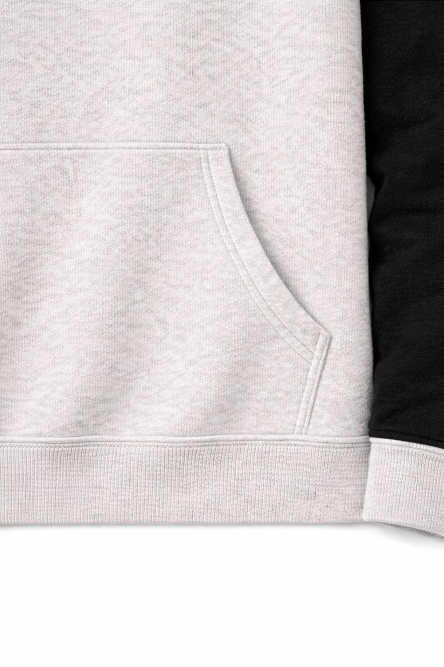 XAPE Monogram Raglan Hoodie - Oatmeal Heather/Black