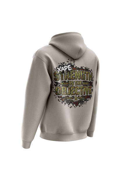 XAPE Objective Hoodie - Stone