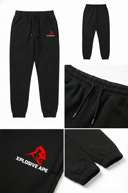 XAPE Original Logo V2 Joggers - Black