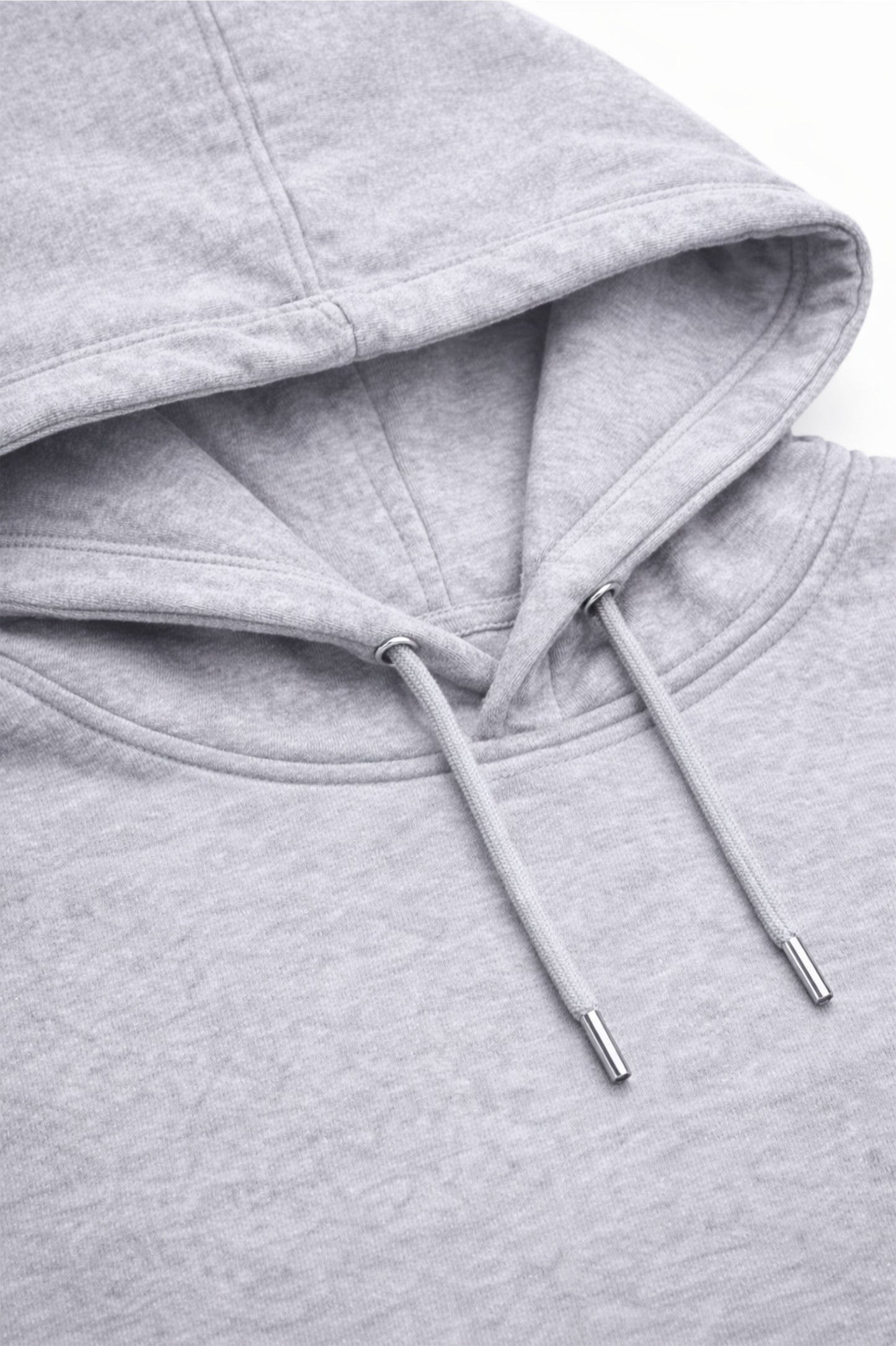 XAPE Original Logo V2 String Hoodie - Heather Grey