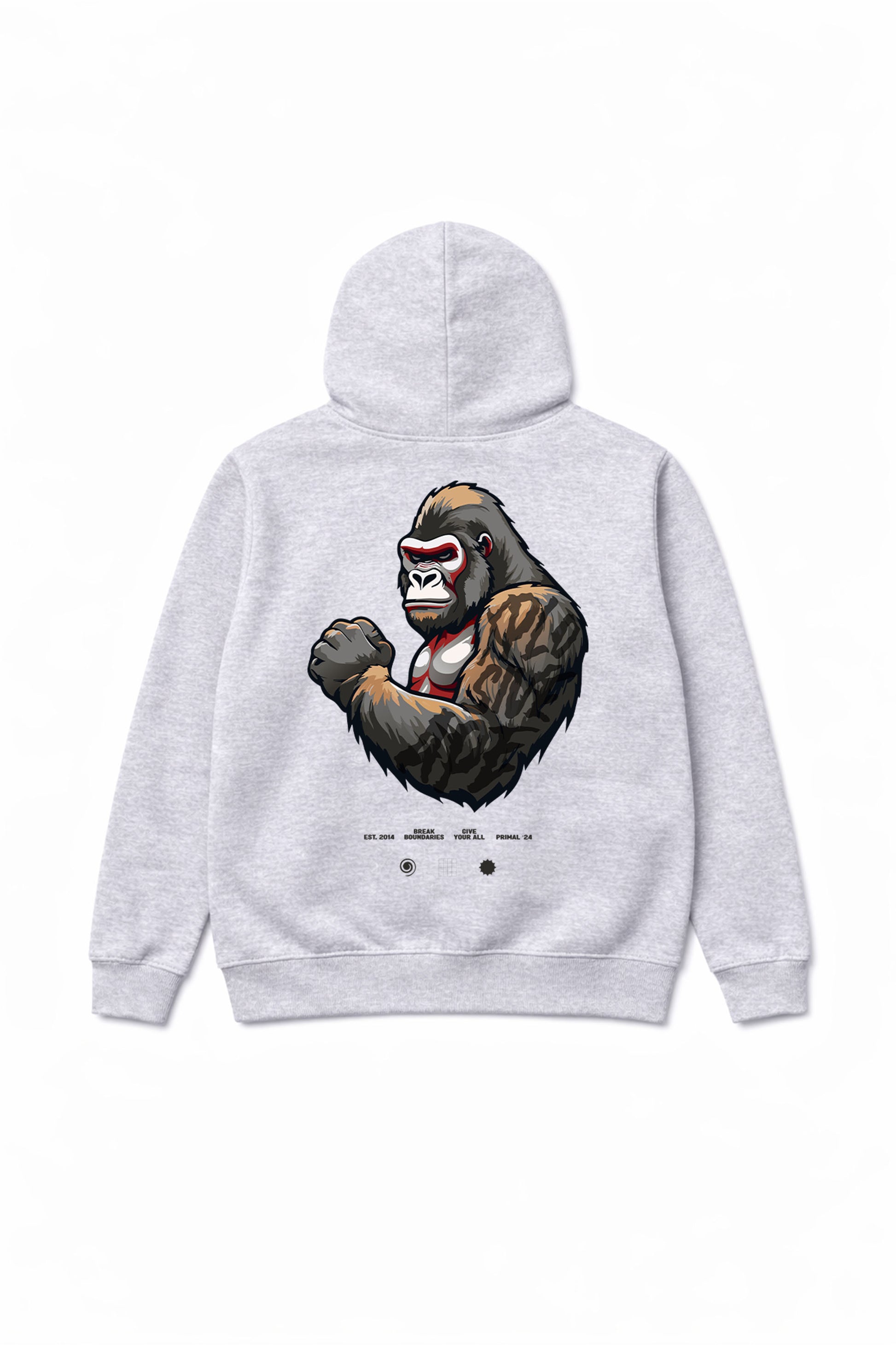 XAPE Powerhouse V3 Hoodie - Heather Grey