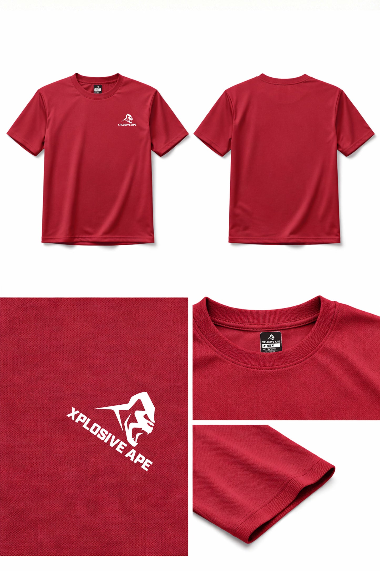 XAPE Prime Tech Tee - Red