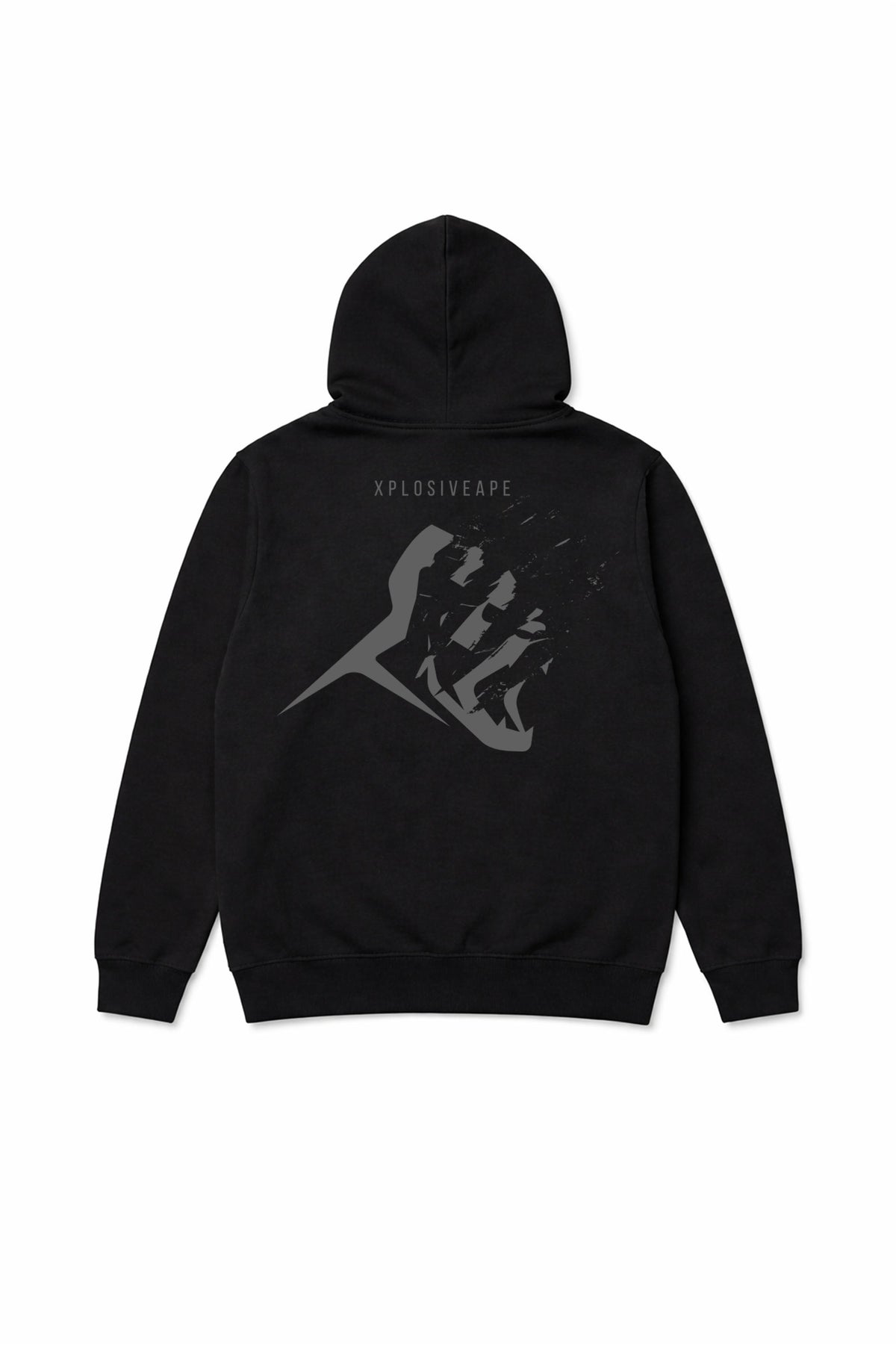 XAPE Rage Claw String Hoodie - Black
