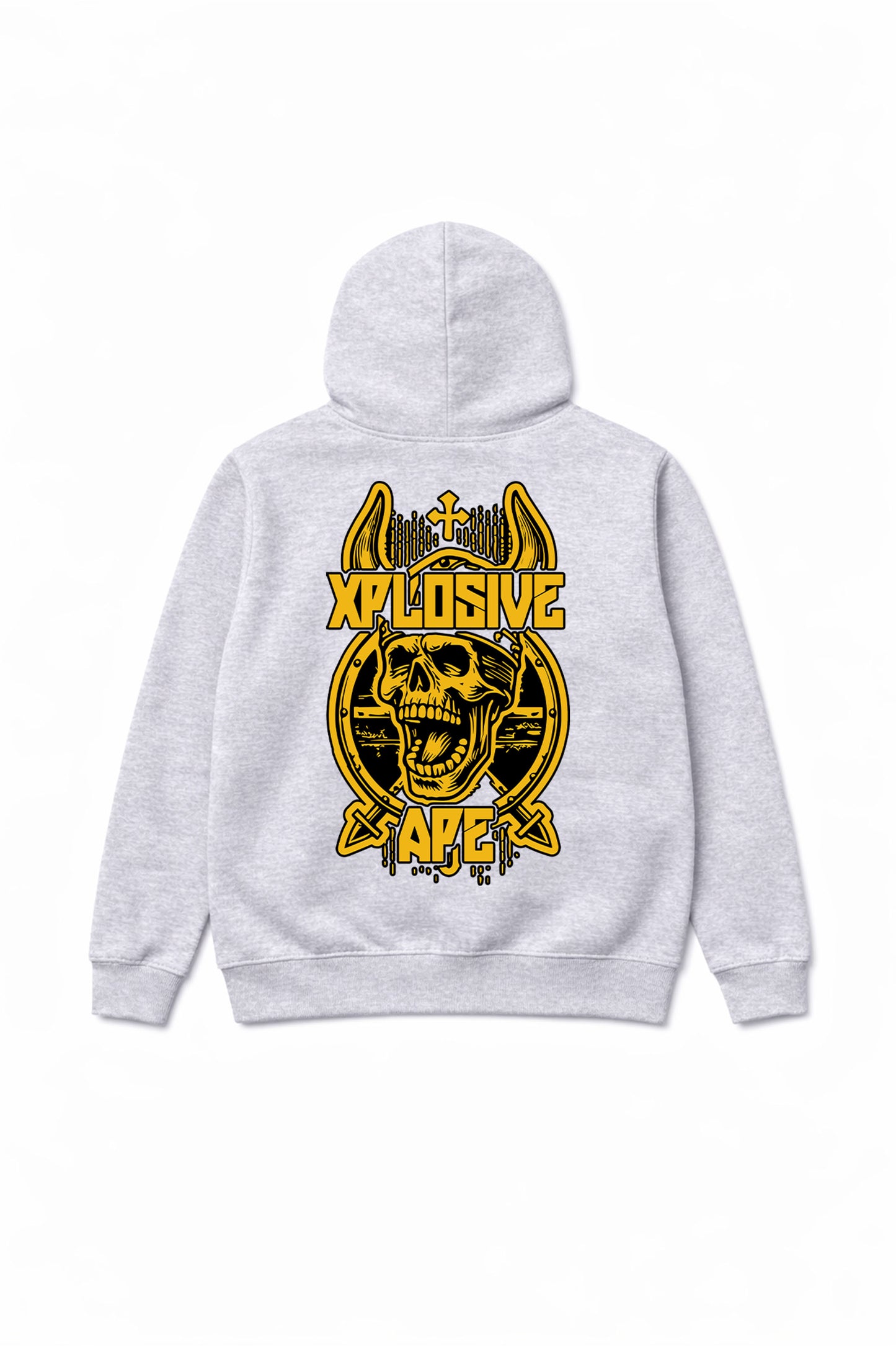 XAPE Raider Hoodie - Heather Grey