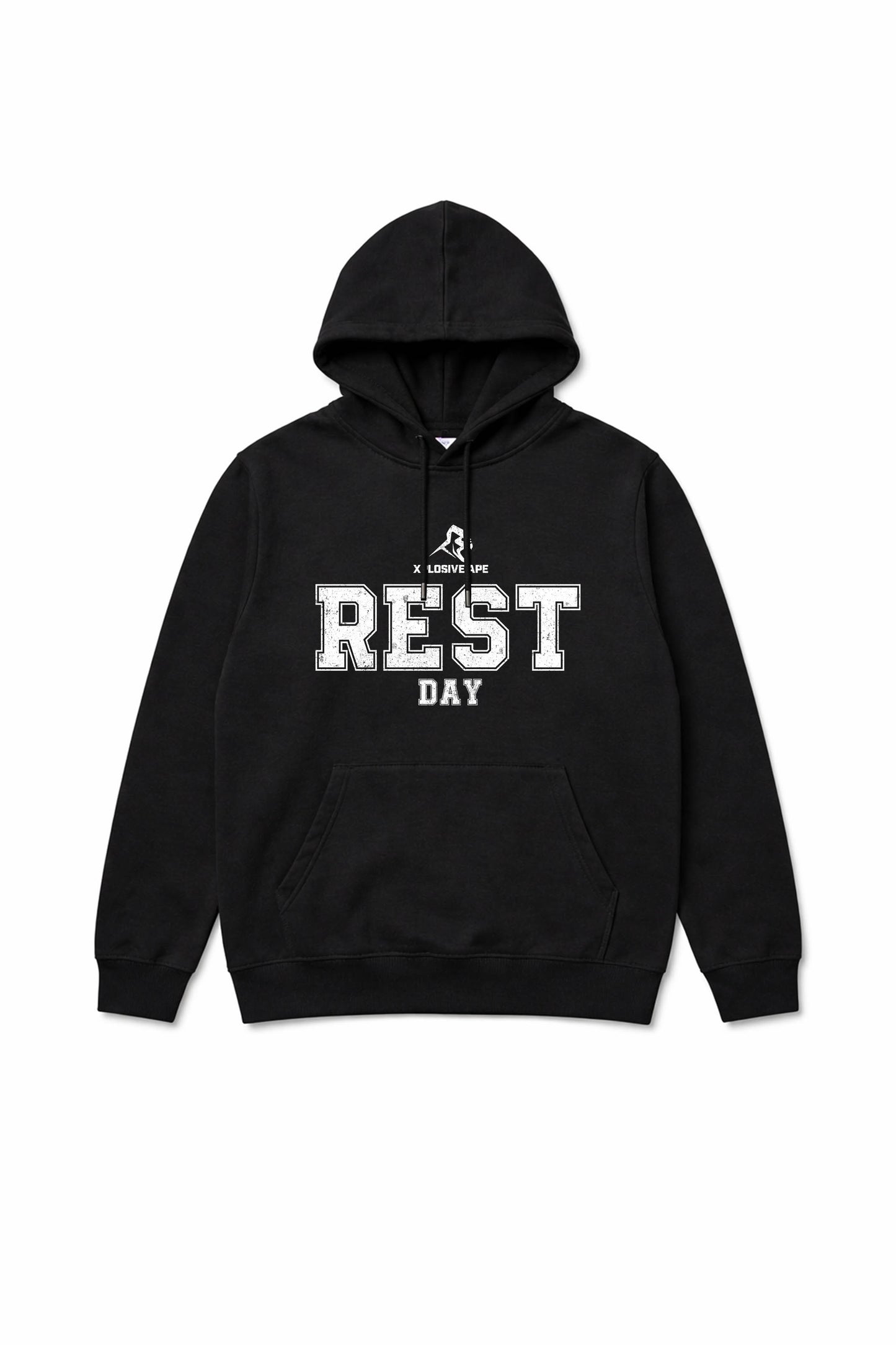 XAPE Rest Day V1 String Hoodie - Black