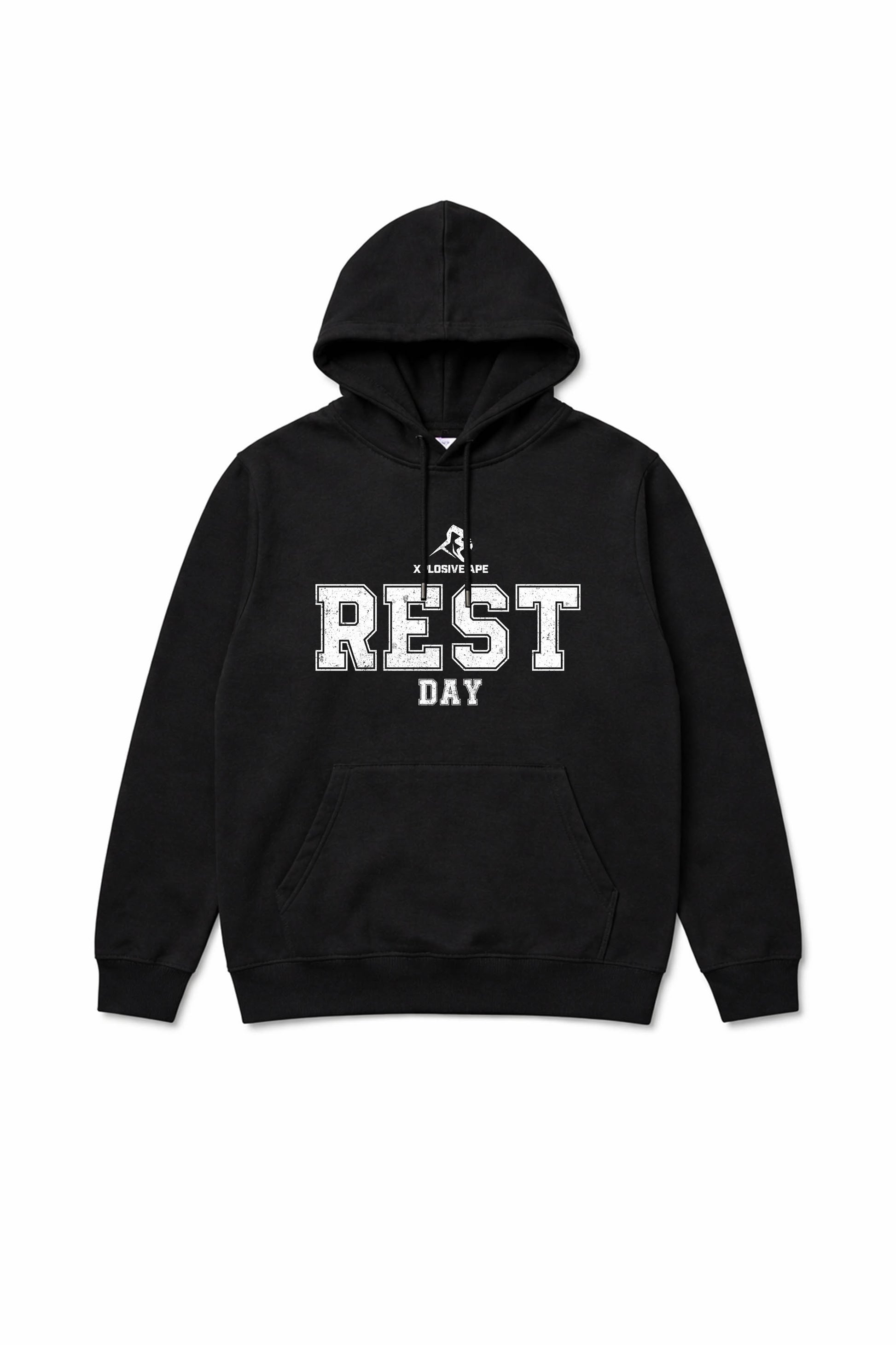 XAPE Rest Day V1 String Hoodie - Black