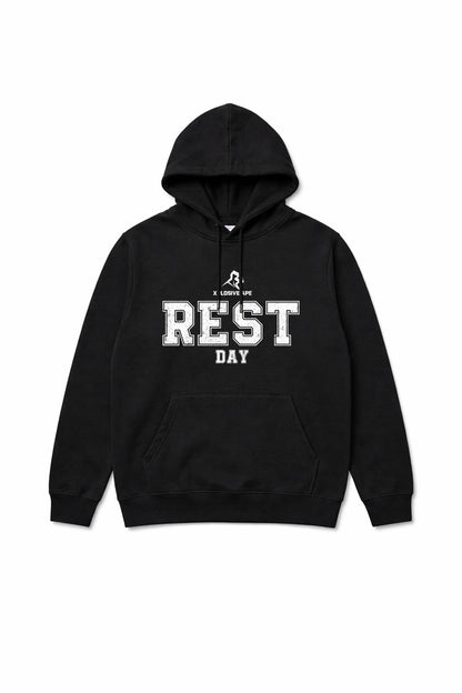 XAPE Rest Day V1 String Hoodie - Black