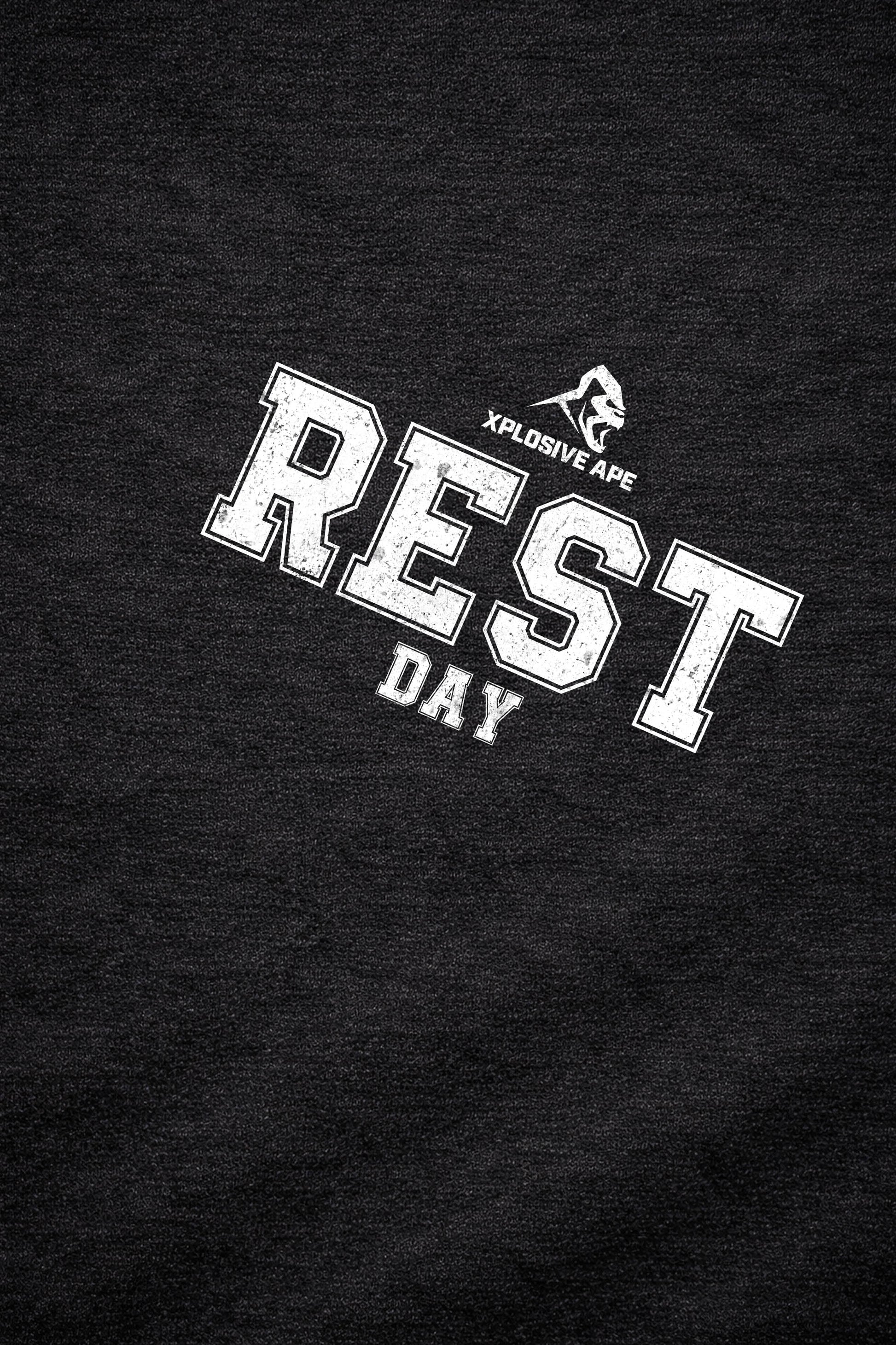 XAPE Rest Day V1 String Hoodie - Black