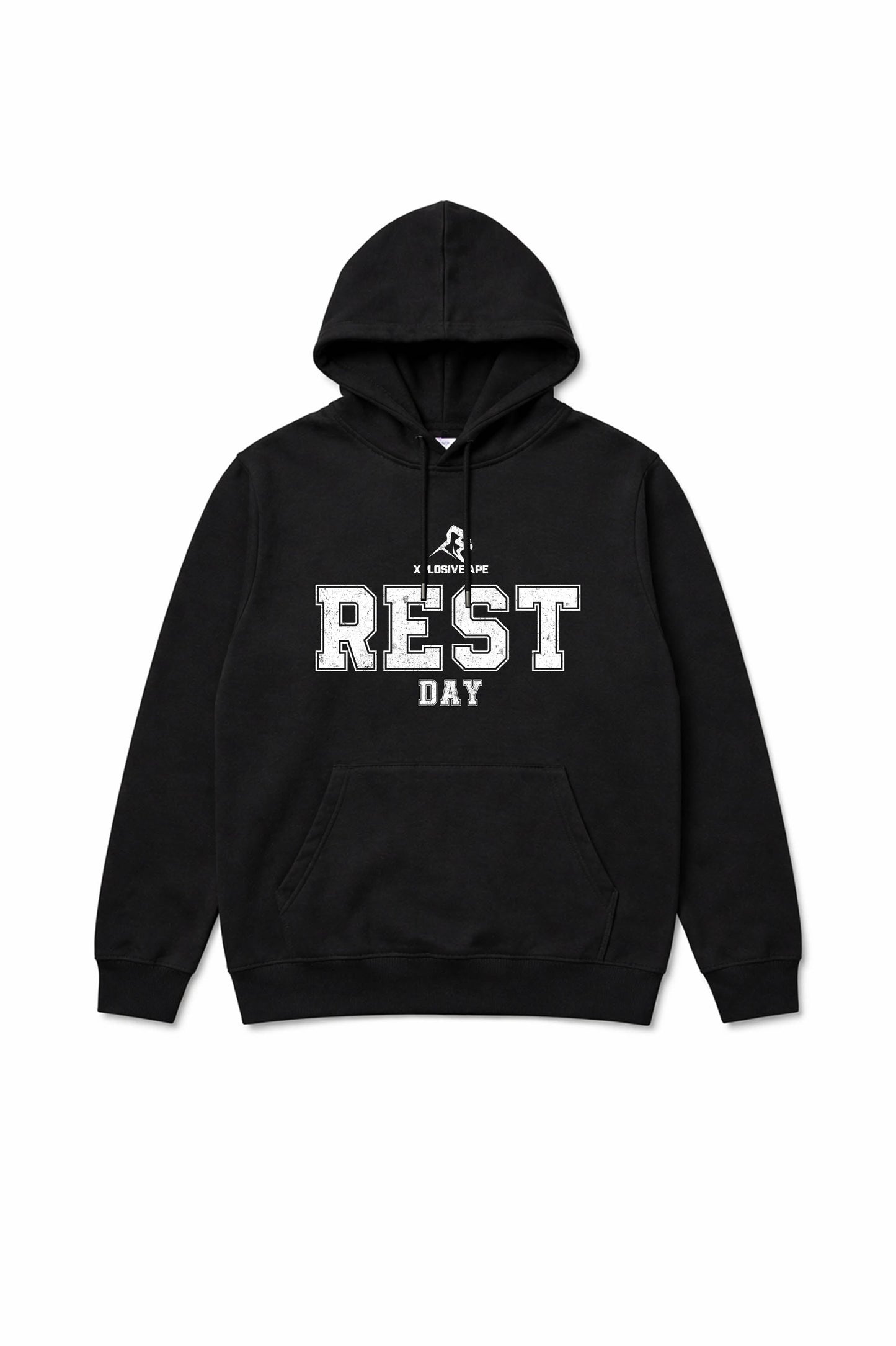 XAPE Rest Day V1 String Hoodie - Black
