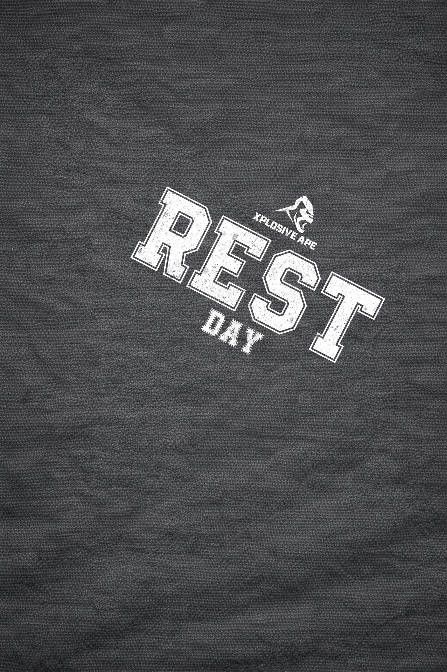 XAPE Rest Day V1 String Hoodie - Charcoal