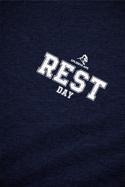 XAPE Rest Day V1 String Hoodie - Navy