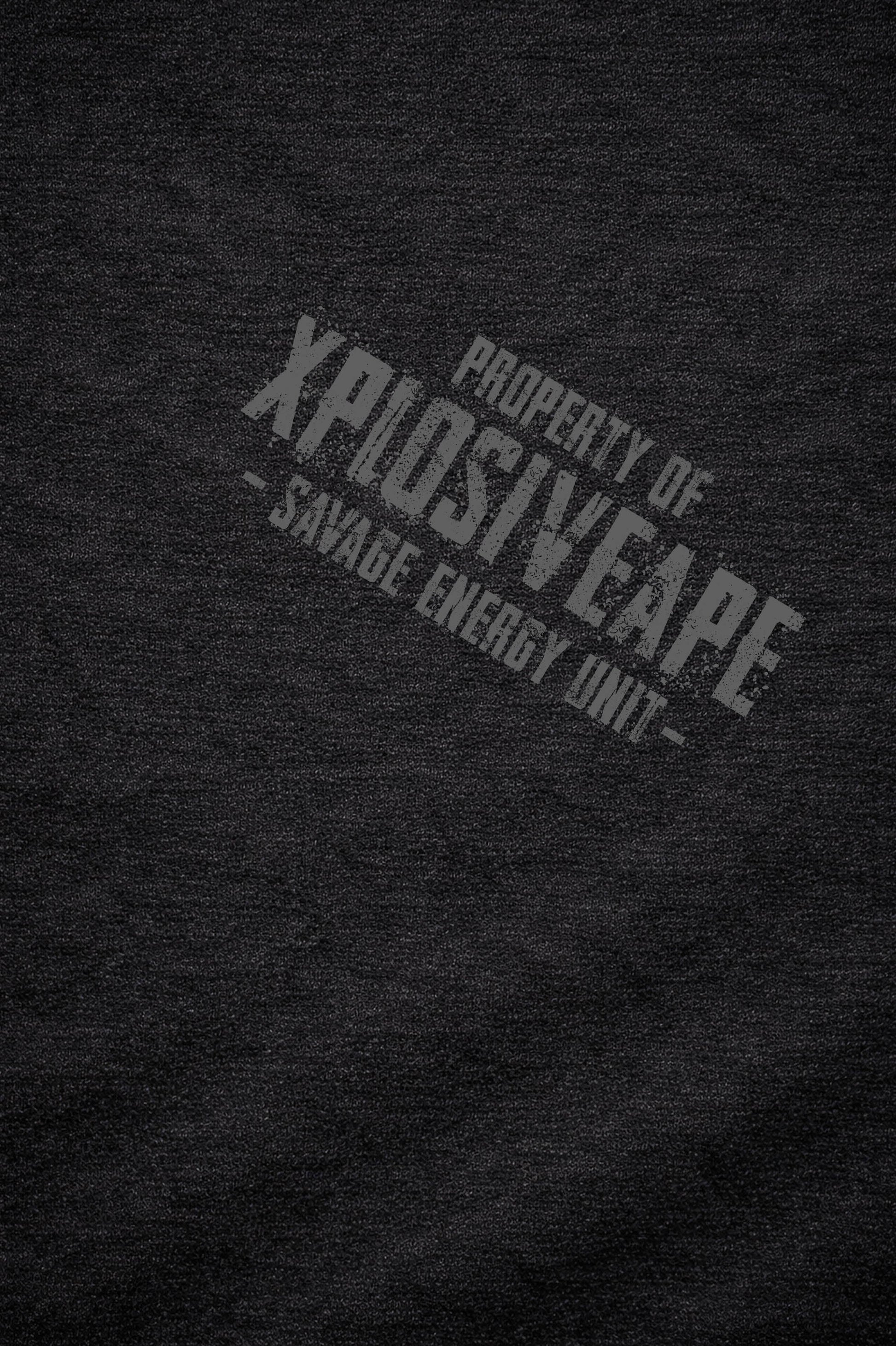XAPE Savage Energy Unit String Hoodie - Black