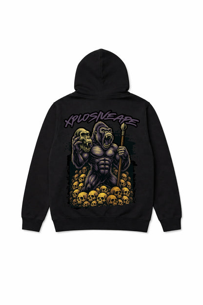 XAPE Savage String Hoodie - Black