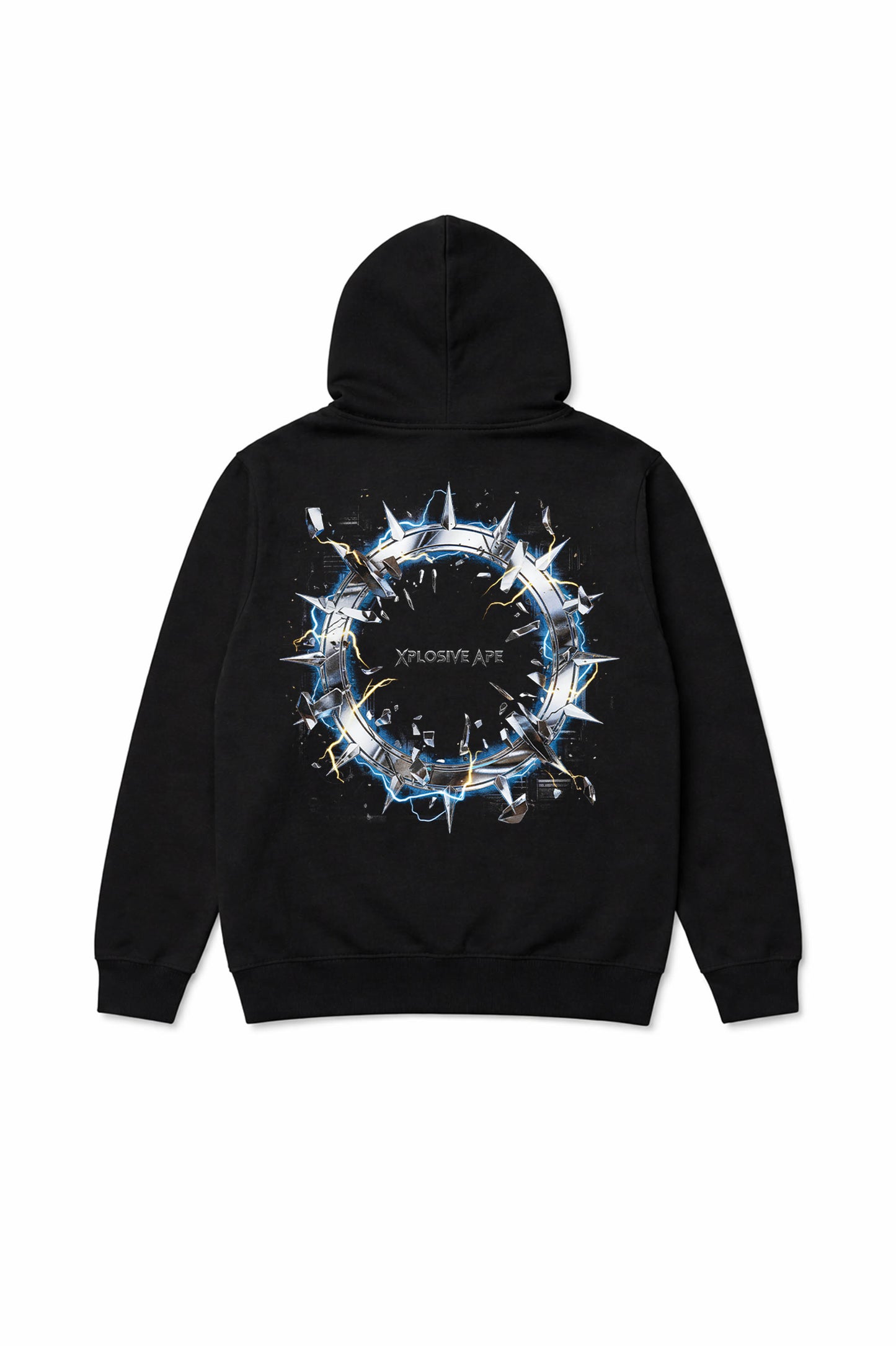 XAPE Shock Halo String Hoodie - Black
