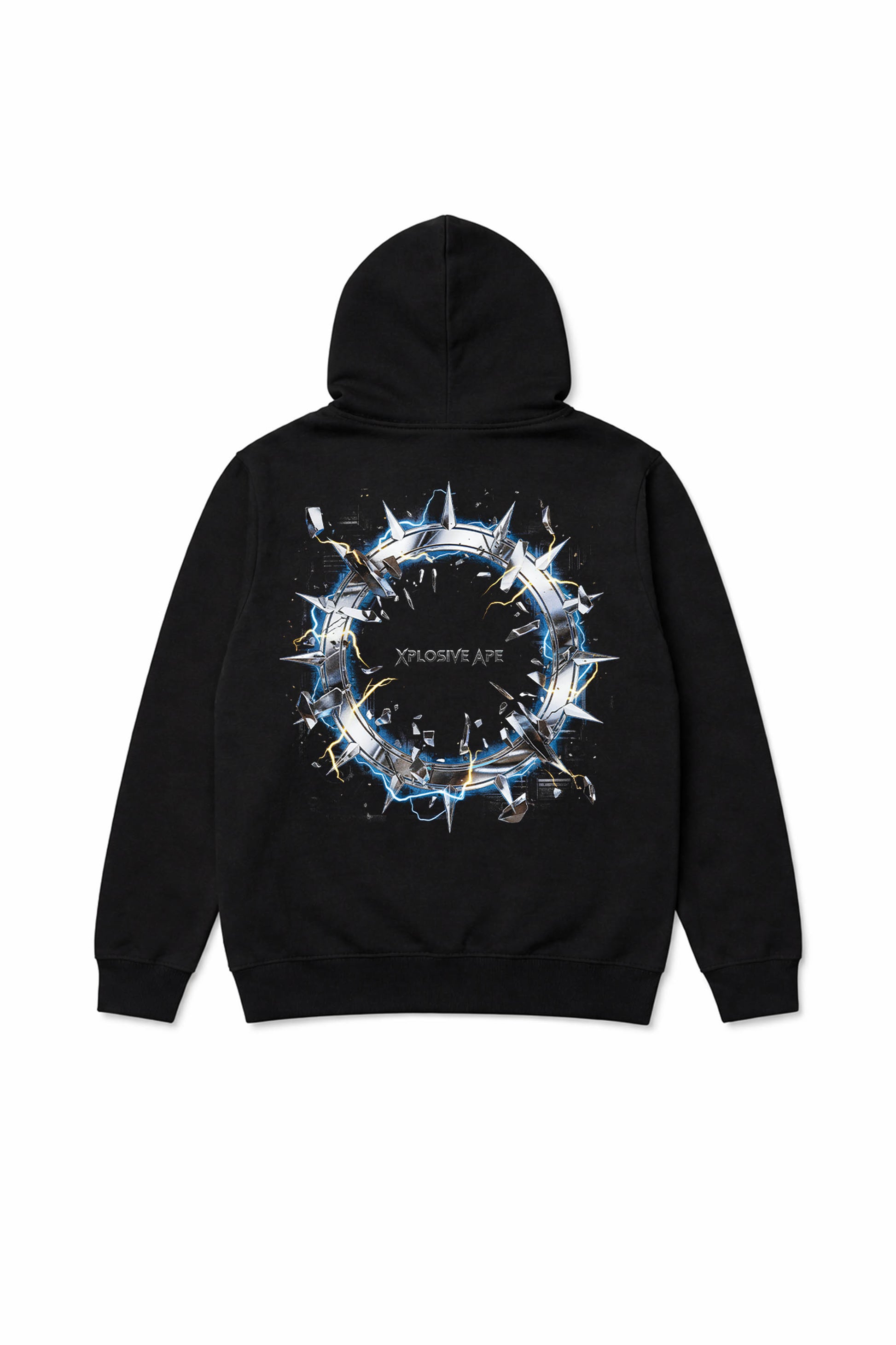 XAPE Shock Halo String Hoodie - Black