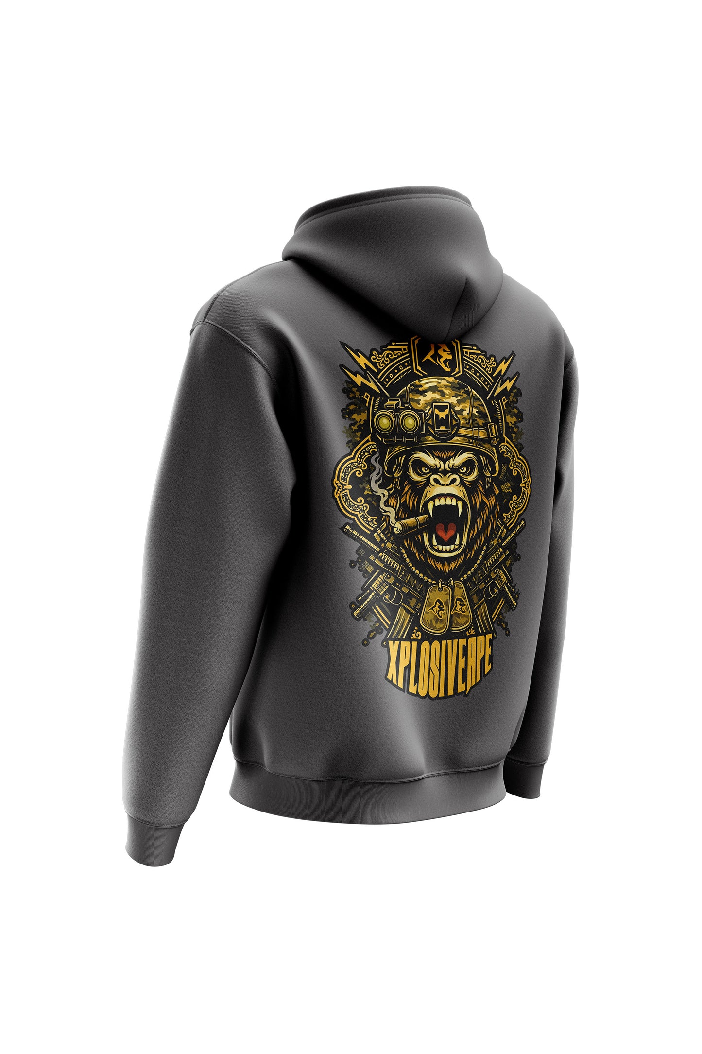 XAPE Shotgun Hoodie - Charcoal