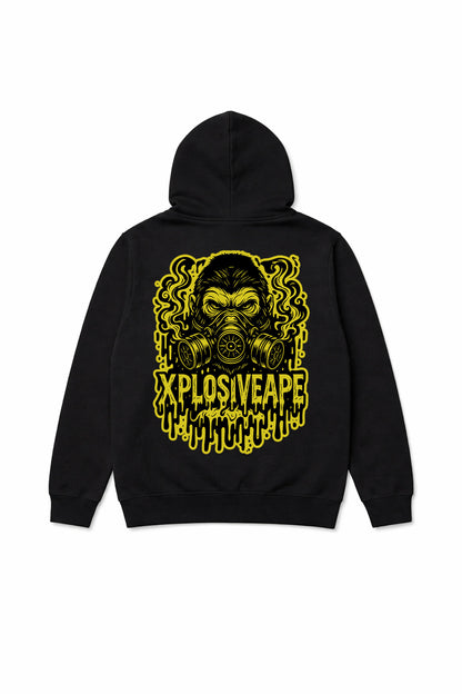 XAPE Sickness String Hoodie - Black