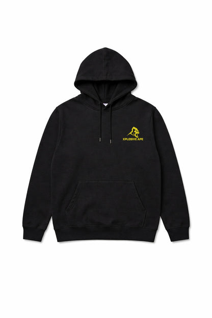 XAPE Sickness String Hoodie - Black