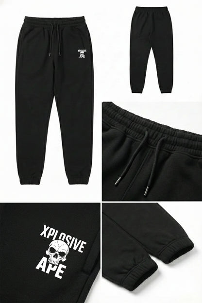 XAPE Skull Force Joggers - Black