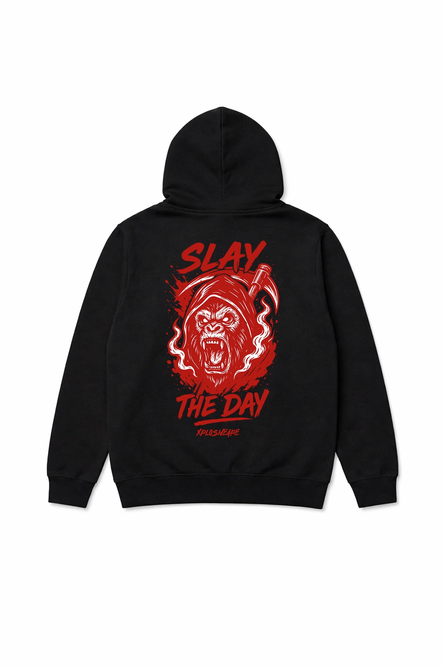 XAPE Slayer String Hoodie - Black