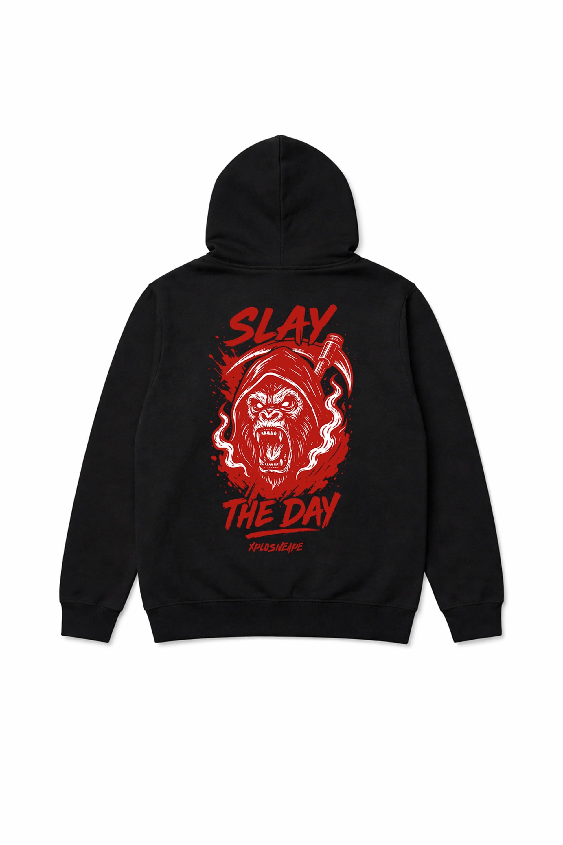 XAPE Slayer String Hoodie - Black