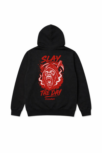 XAPE Slayer String Hoodie - Black