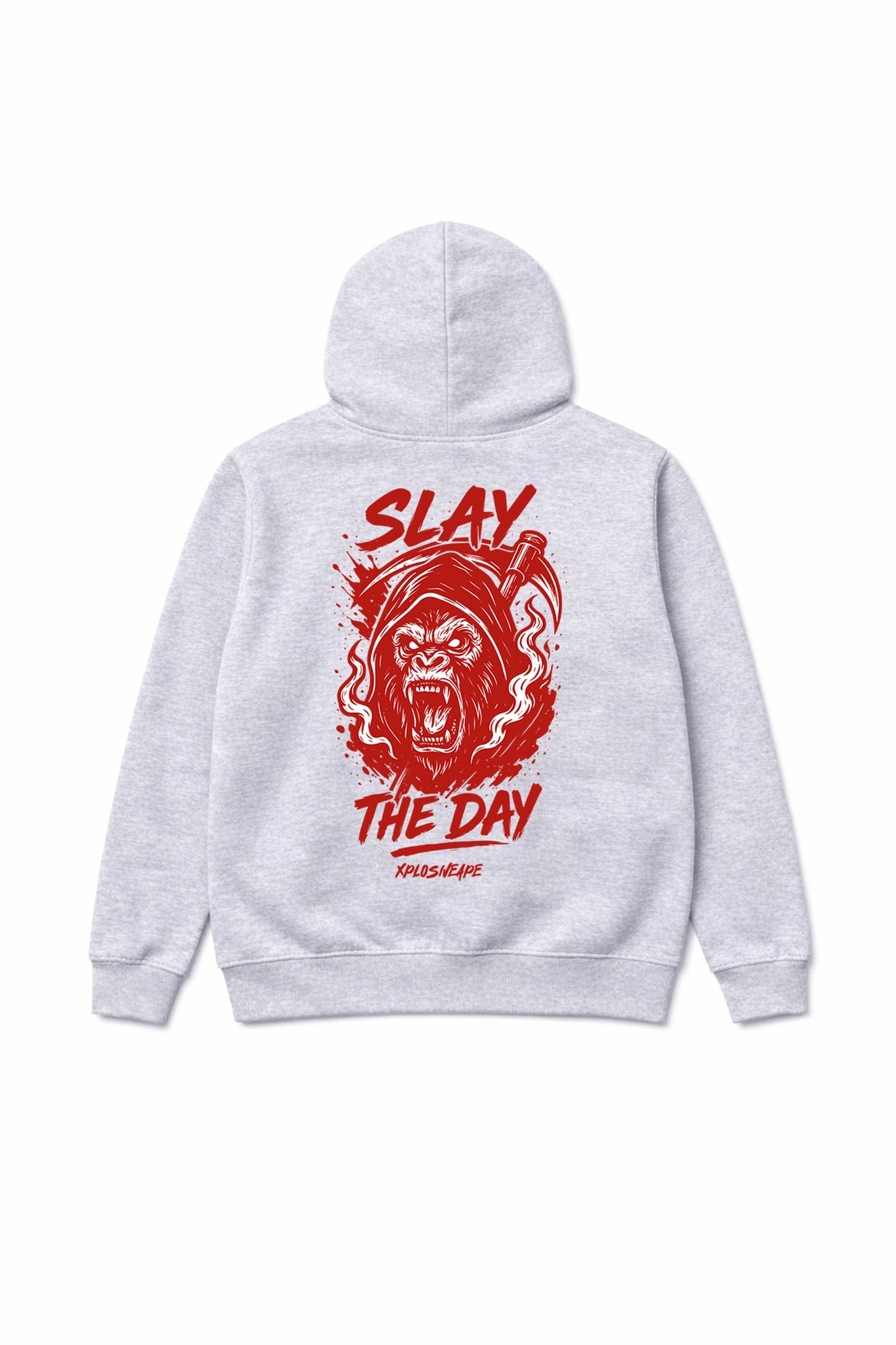 XAPE Slayer String Hoodie - Sports Grey