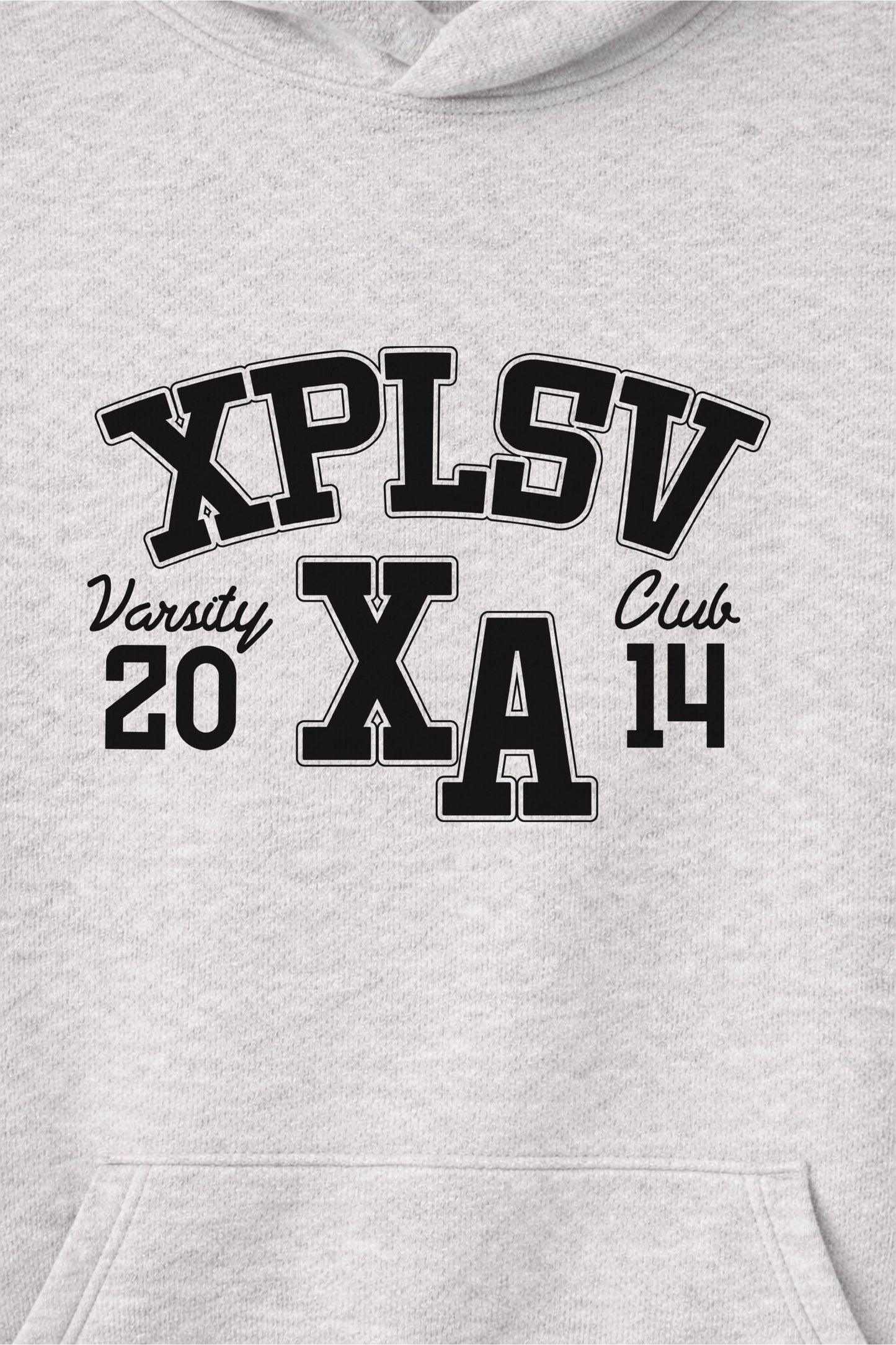XAPE Speed Camp Raglan Hoodie - Oatmeal Heather/Black