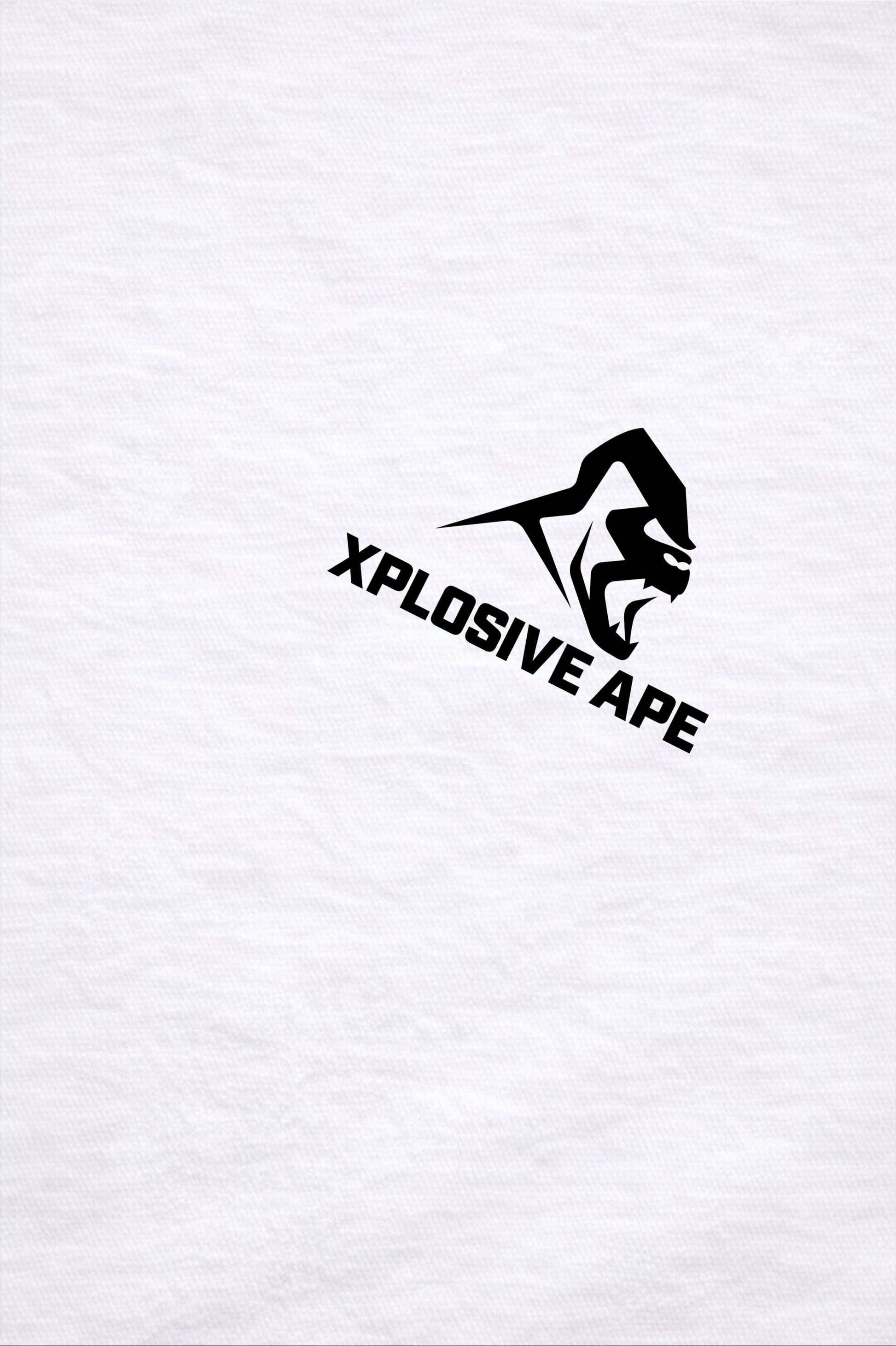XAPE Splatter Graffiti V4 Hoodie - White