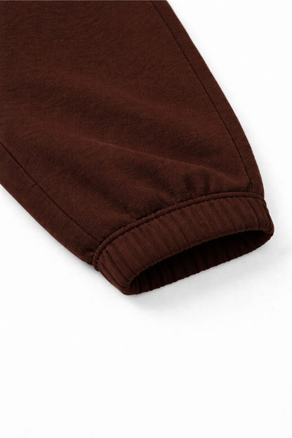 XAPE Stacked Logo Joggers - Chocolate