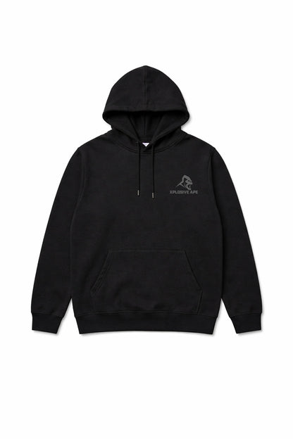 XAPE Strength Club MMXIV String Hoodie - Black